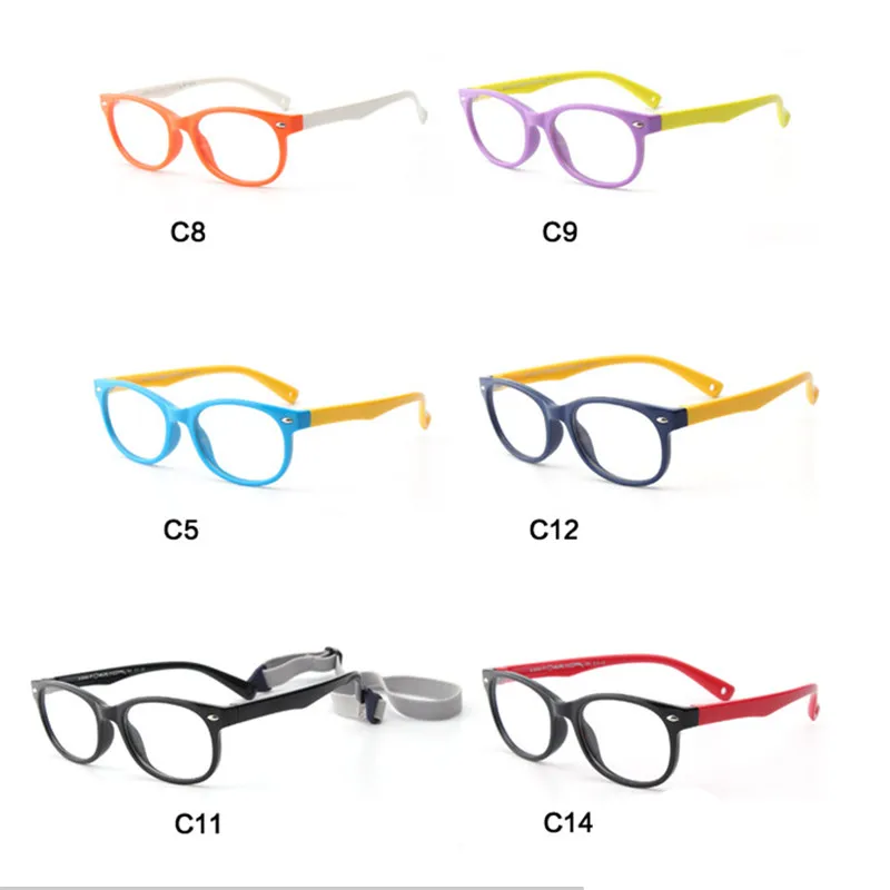 Детские квадратные очки с антибликовым покрытием оптическая оправа фильтром