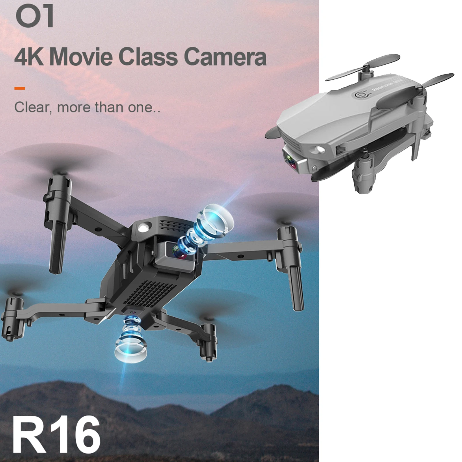 

RC Quadcopter Foldable App Control Mini Drone 360 Degree for Beginners