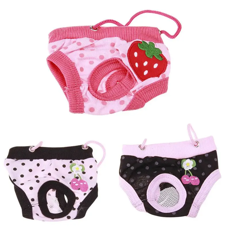 Прекрасная комнатная Собачка Щенок санитарные брюки короткие трусики полосатые