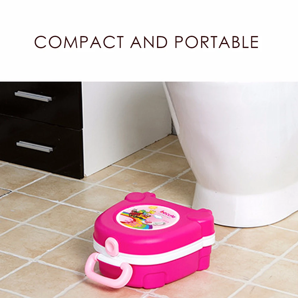 Милый портативный детский туалет дорожный автомобиль трусики для младенцев