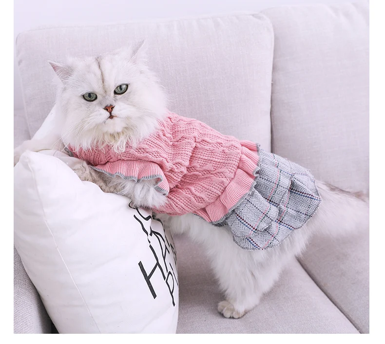 

Windproof Wedding Cat Dresses Animals Clothes Suit Pet Cats Costume Christmas Outfit Ukienka Dla Kota Pets Party Clothes OO50QZ