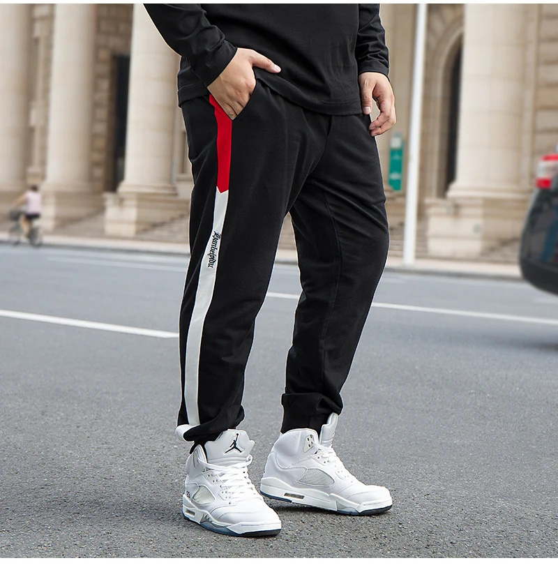 Высококачественные спортивные штаны мужские хлопковые повседневные бегуны