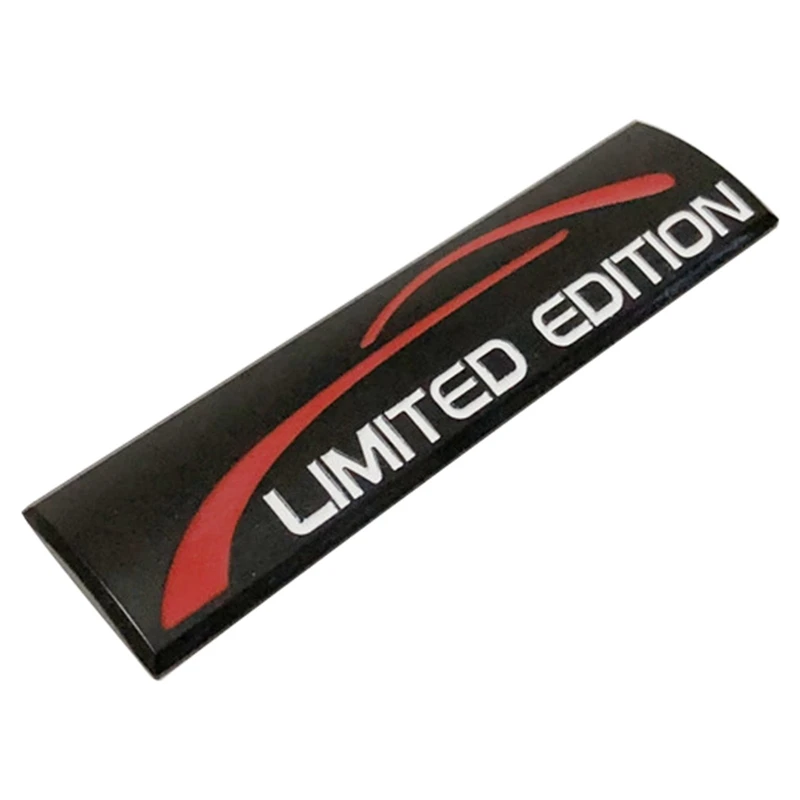 

3D Metal Limited Edition Logo Label Bottom Car Sticker To Luggage Accessories Car Sticker 2 Color Rear Logo Limited Edition