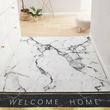 Entrance Hallway Doormat Home Kitchen Mat Bathroom Mat PVC Silk Loop Living Room Door Mat Carpet Non-slip Can Be Cut Mats Carpet