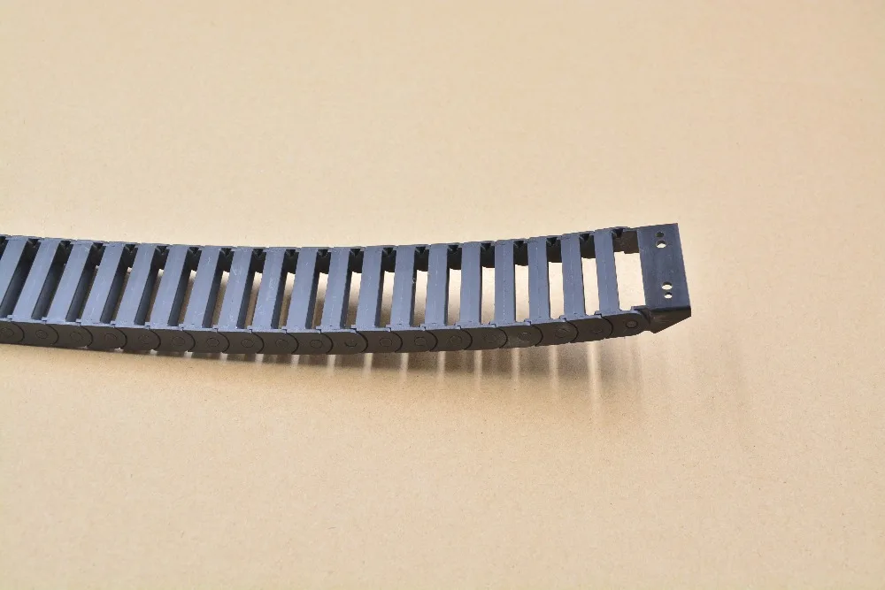 LINK CNC bridge type can't open plastic 10mmx40mm drag chain with end connectors L 1000mm engraving machine cable for router |