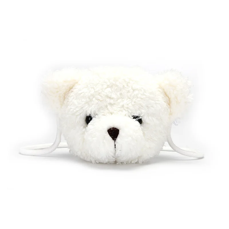 

Bear Bag Coin Purse New Teddy Velvet Animal Messenger Bag Korean Cute Cartoon Messenger Shoulder Bag Hamdbags