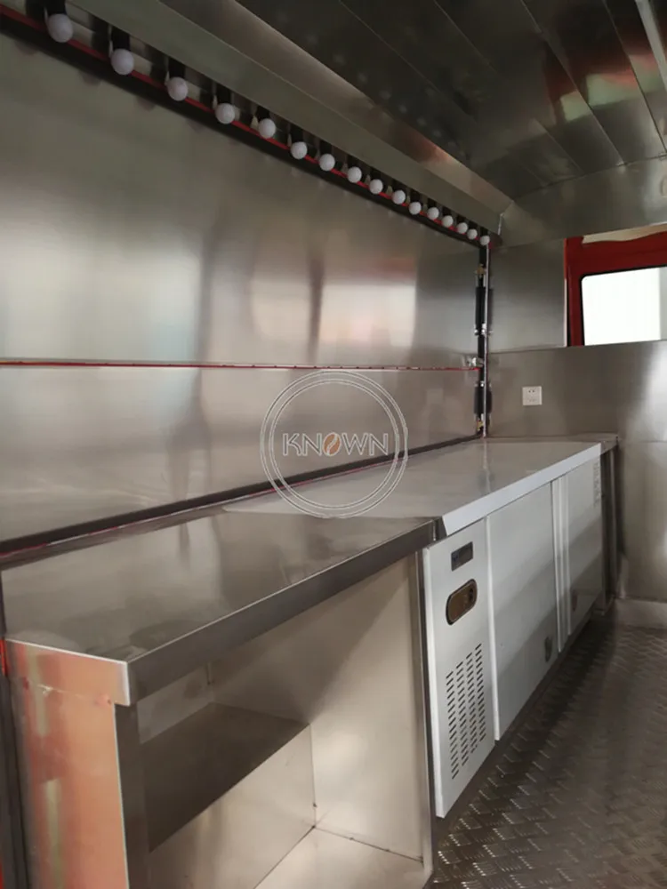 Электрический уличный мобильный фургон для Еды Тележка хот-догов еды Прицепной