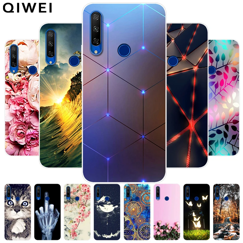 Чехол для Huawei Y7p 2020 новый модный милый мультяшный Мягкий ТПУ силиконовый чехол