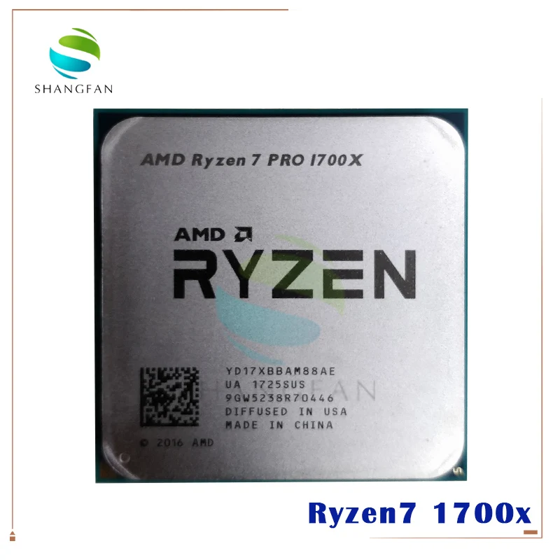 Восьмиядерный процессор AMD Ryzen 7 1700X R7 pro 3 4 ГГц YD170XBCM88AE YD17XBBAM88AE разъем AM4|Процессоры|