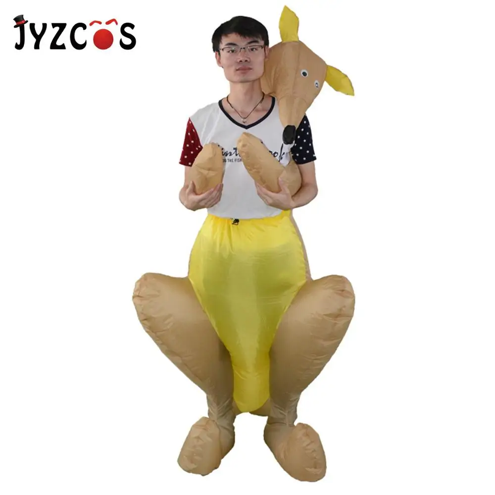 Надувной костюм кенгуру JYZCOS на Хэллоуин Рождество Пурим маскарадный костюмы для