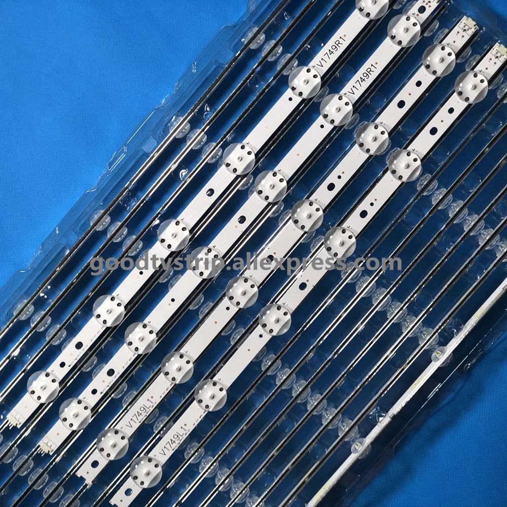 Светодиодный Подсветка полосы 12 лампа для LG 4" V17 L1+ R1 ART3 ТВ JB3B1591A02499 49UV340C 49UJ6565 6916L-2862A 6916L-2863A LC490DGG