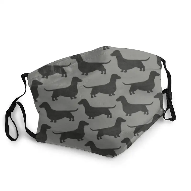 

Breathable Dachshund Mask Badger Sausage the Wiener Puppy Anti Haze Dust Protection Cover Mask Respirator Mouth Muffle