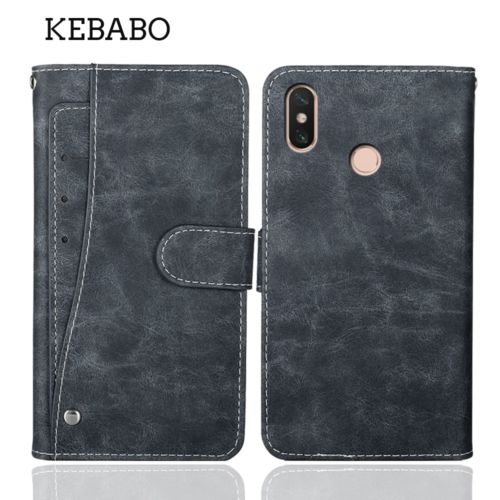 

Роскошный чехол-бумажник для Xiaomi Mi Max 3 2, кожаный флип-чехол, винтажный деловой защитный чехол для телефона с карманами для карт