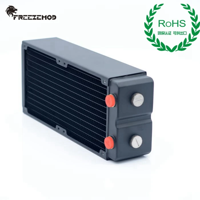 FREEZEMOD компьютер ПК Водяной радиатор медный 3 слоя 65 мм медные плавники G1/4
