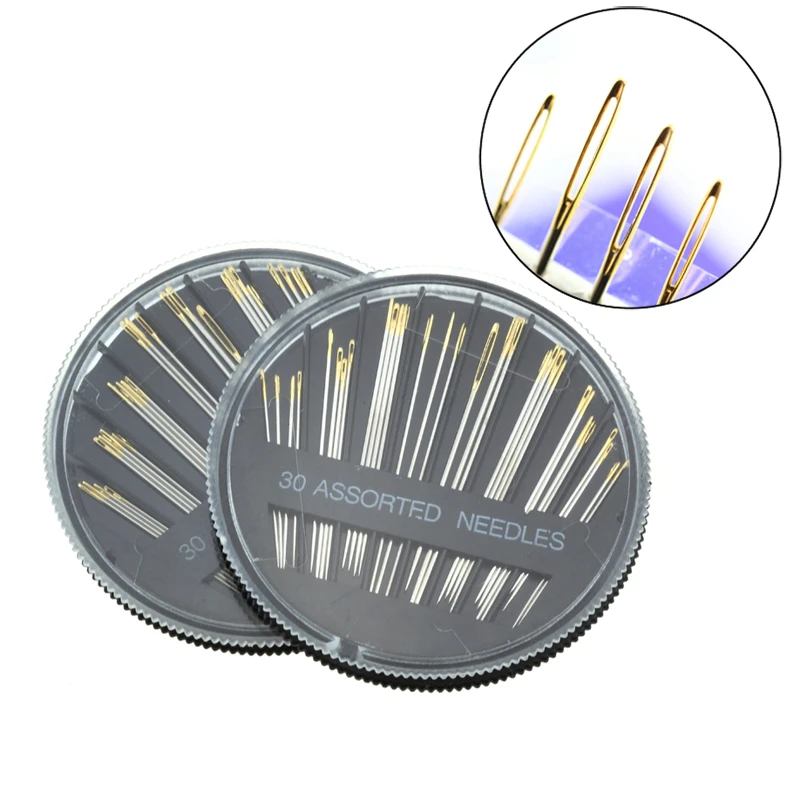 Швейные иглы из нержавеющей стали 1 упаковка 30 шт. различные набор для дома DIY