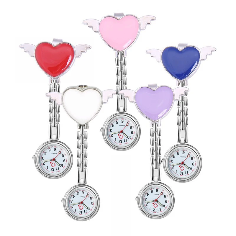 Ангел сердце медсестра часы крыло ангела висит больница индивидуальные новые