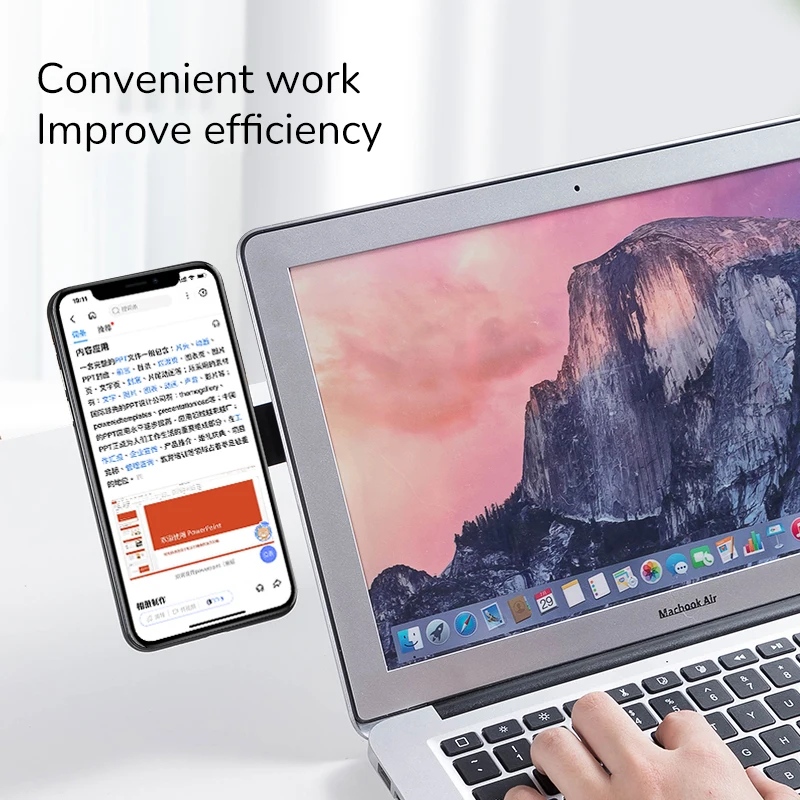 Lovebay Mobile Phone Stand Holder Multi-screen Support Laptop Side Mounting Connected Tablet Computer Stand Screen Support Frame