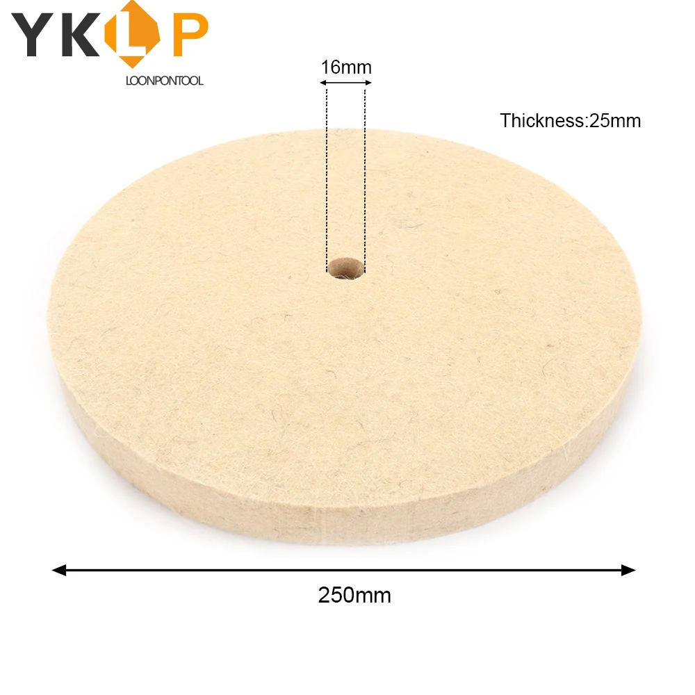 Шерстяной войлок Полировочный шлифовальный диск полировальная Подушка