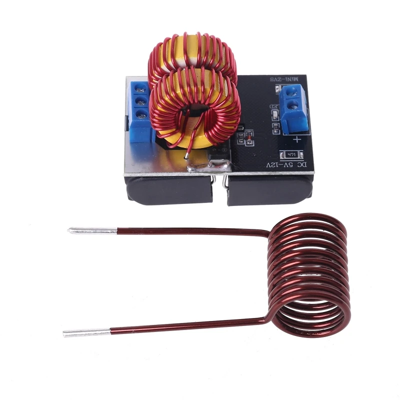 

120W DC 5V~12V Mini ZVS Induction Heating Board Flyback Driver Heater Coil DIY Heating Plate without Cooling Fan D0AB