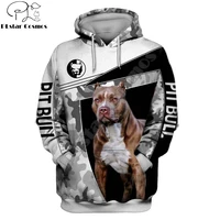 dog lover pit bull 3d printed autumn men hoodies unisex pullovers zip hoodie casual street tracksuit cosplay clothing dw671