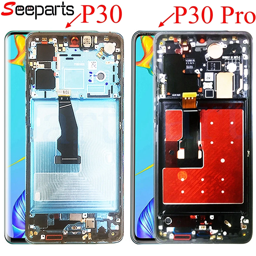 Новинка для huawei P30 Pro ЖК-дисплей кодирующий преобразователь сенсорного экрана в сборе huawei P30 ЖК-дисплей Дисплей huawei P30Pro Дисплей VOG-L29 ELE-L29 MAR-LX1M