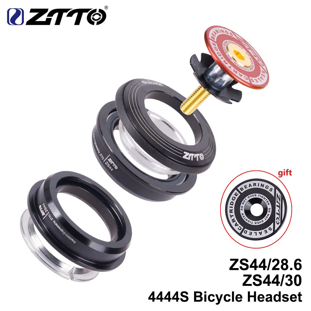 ZTTO 4444S MTB руль для шоссейного велосипеда велосипедная рулевая колонка 44 мм ЧПУ 1 1/8