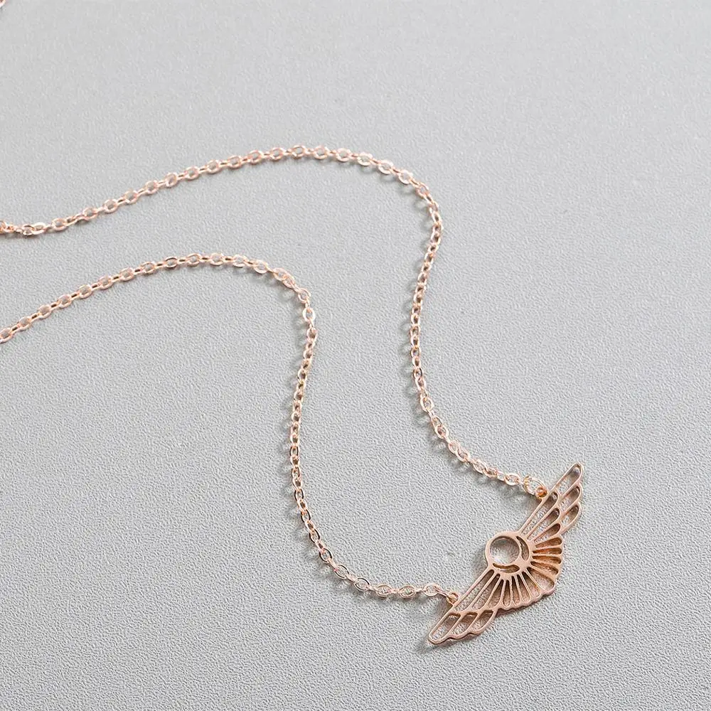 Чандлер полые оригами крыло Чокер Заявление Ожерелье Женщины нержавеющие