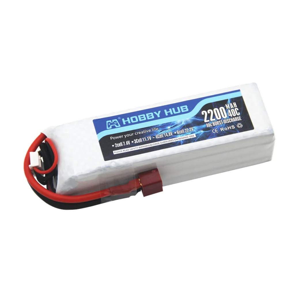 аккумулятор lipo 4s 148 в 2200 мач 40c для ра