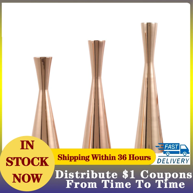 

Candlestick Gold Candel Candelabrum Candle Birthday Candle Holders Nordic Candlestick Candle Cup Wick Holder Wax For Candles