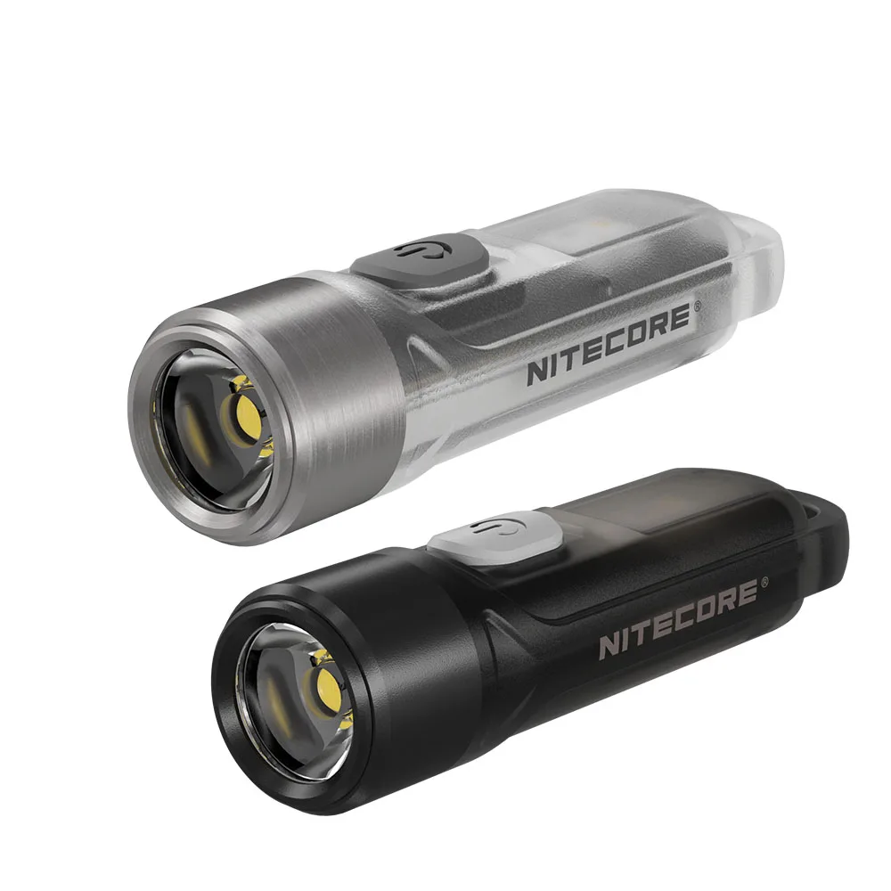 NITECORE тики LE мини футуристический брелок Светильник зарядка через USB ультратонкое