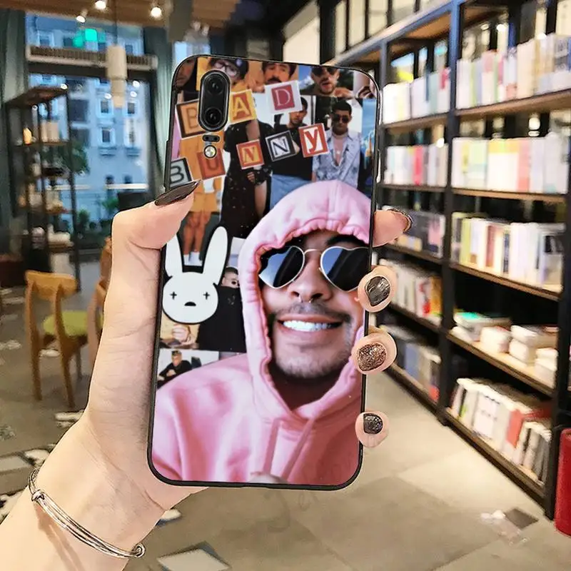 

Bad Bunny fundas pattern Phone Case For Huawei honor Mate P 10 20 30 40 Pro 10i 9 10 20 8 x Lite