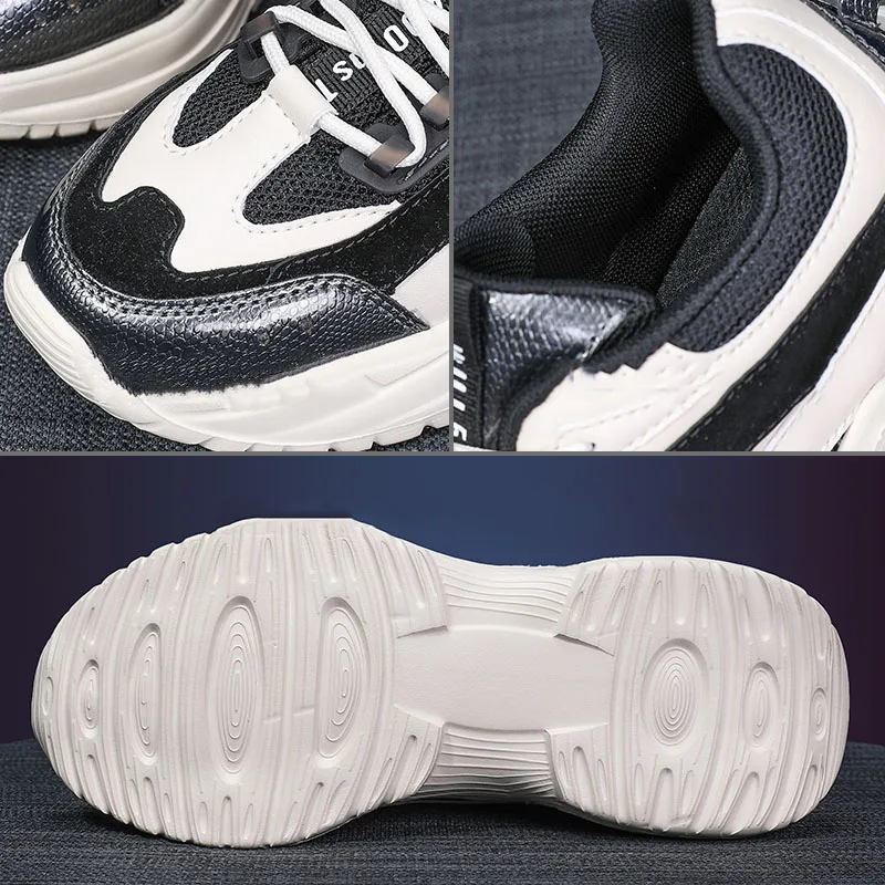 

New High Quality Women Platform Dad Shoes 2020 Spring Fashion Casual Breathable Ladies Chunky Sneakers Tenis Feminino Plataforma