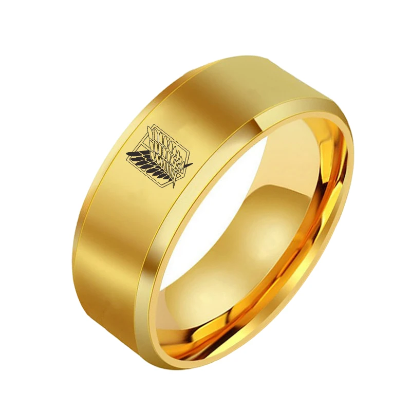 Кольцо из нержавеющей стали для мужчин и женщин ювелирное изделие с