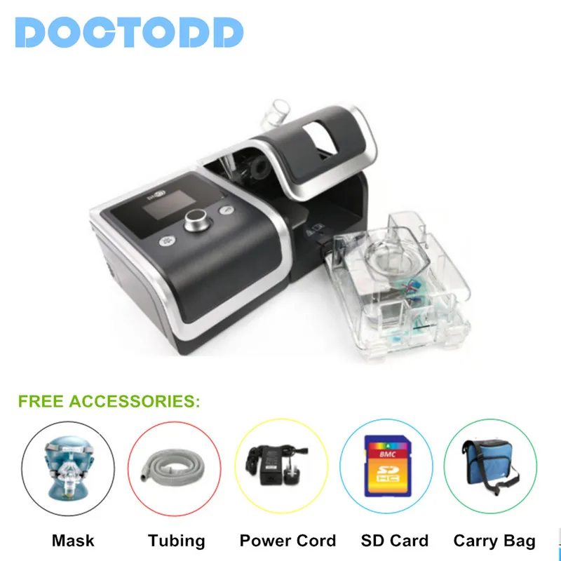 Doctodd GII APAP лучший FDA Авто CPAP дыхательное устройство против храпа апноэ сна OSAS APAP AutoCPAP с бесплатными масками и сумкой