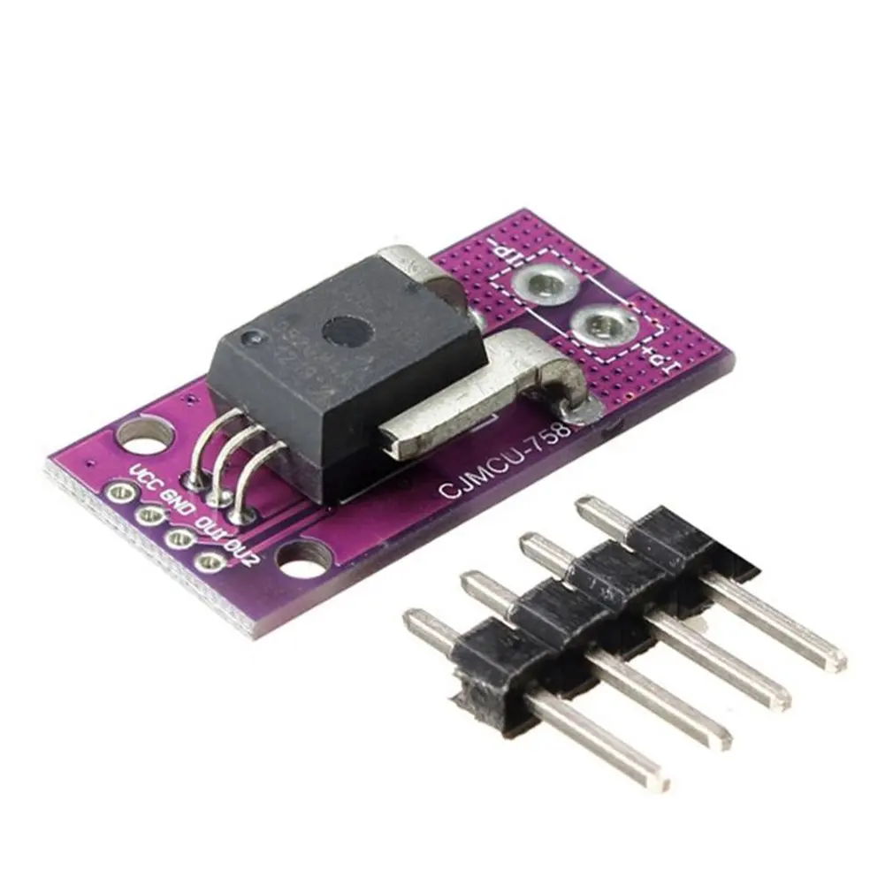 

Hall Current Sensor CJMCU-758 ACS758LCB-050B-PFF-T Linear Current Sensor Module