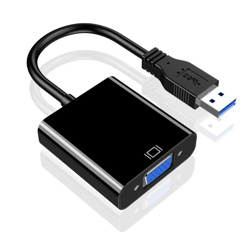 Адаптер USB 3 0 на VGA внешняя видеокарта мультипреобразователь дисплея для Win 7/8/10