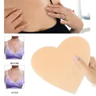 Многоразовые силиконовые прокладки для ухода за кожей женщин, груди, против морщин, цветные медицинские прокладки в форме сердца