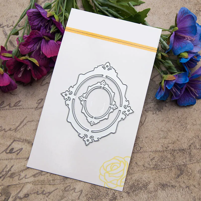 

Photo frame Metal Cutting Dies for DIY Scrapbooking Crafts New Dies Cut Stencils Maker Photo Album Template Handmade Decoration