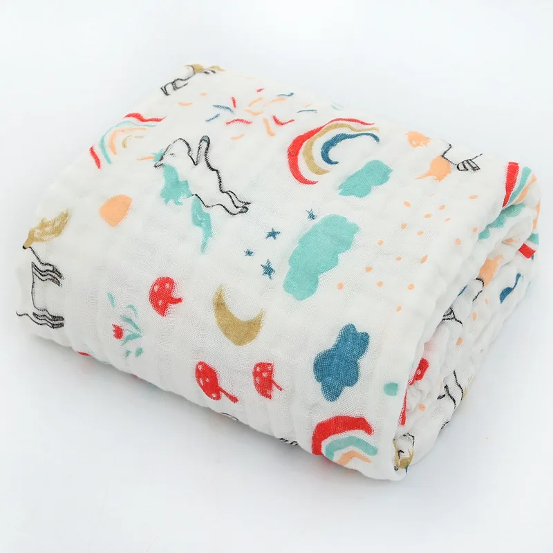 100% хлопок детское одеяло младенческой муслин Дети Мягкая Ванна Душ Полотенце