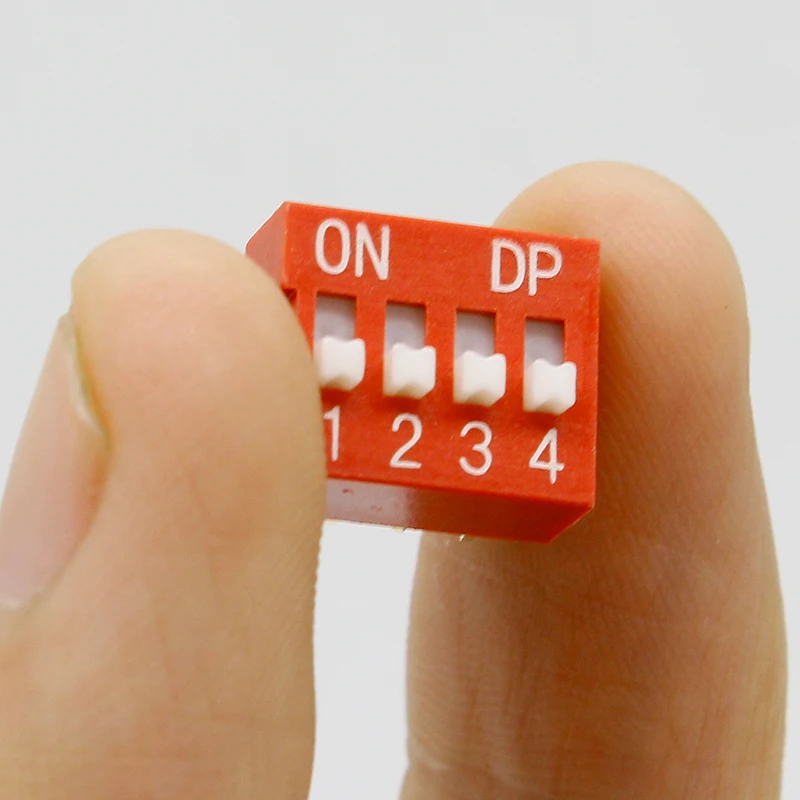 IMC Горячее предложение 10 шт. 2 ряда 8 Pin 4P Позиции 54 мм Шаг DIP переключатель