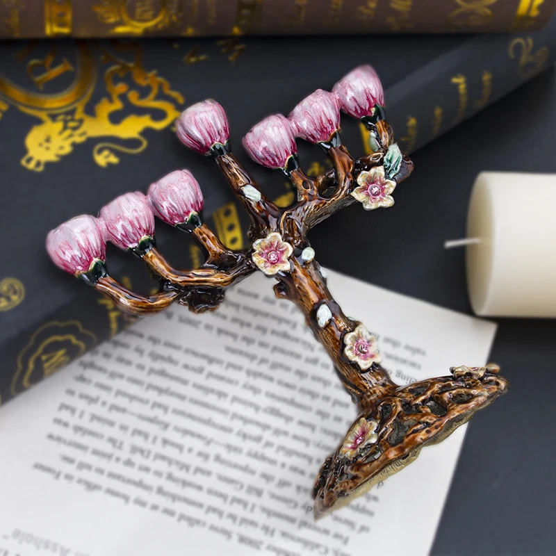 H& D 5 стилей Иудейская Менора Античная коллекция Hanukkah Menorah Статуэтка ручная роспись подсвечник держатель для дома вечерние украшения подарок