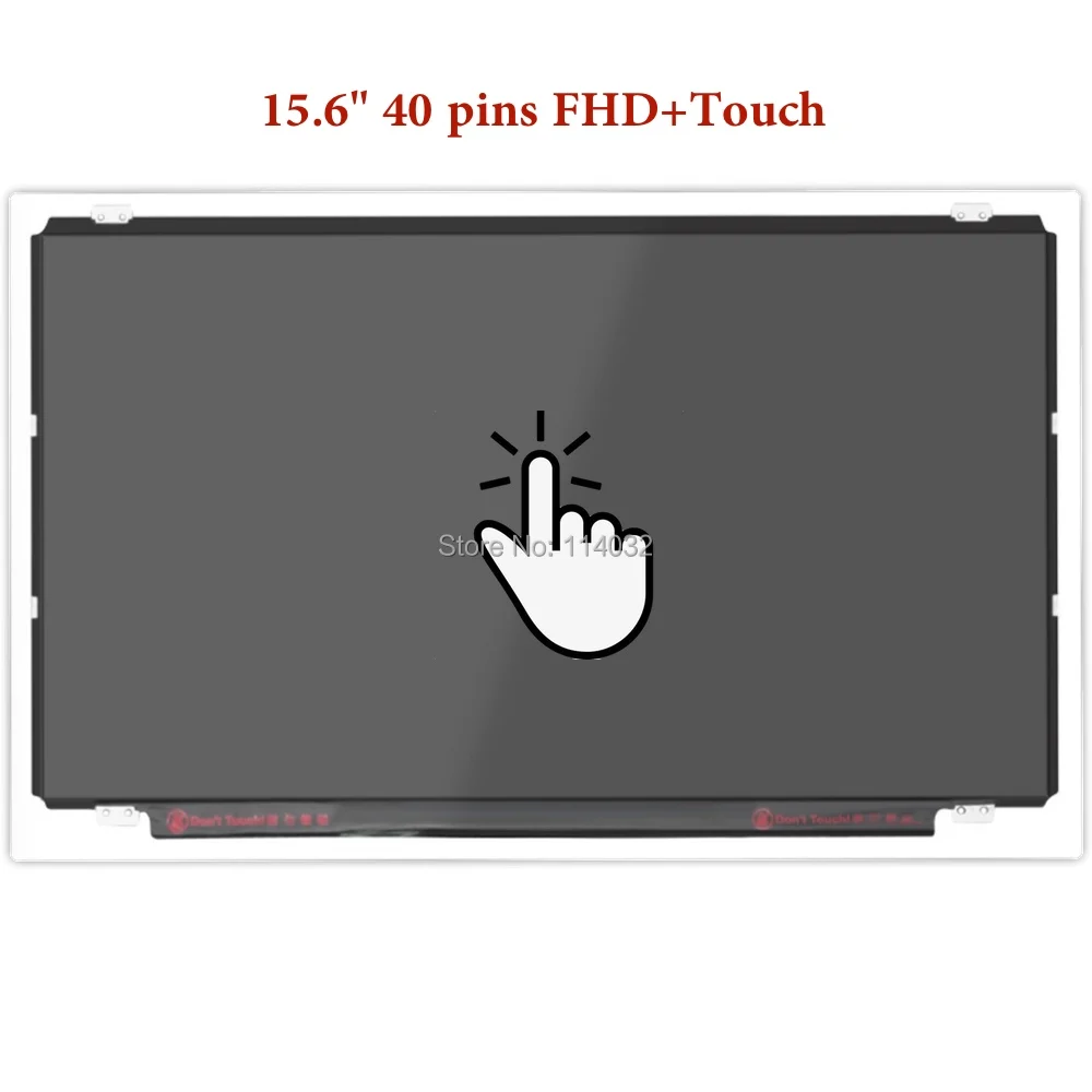 15 6 &quotНоутбук тонкий светодиодный ЖК дисплей Экран сенсорный NV156FHM A21 для Dell Inspiron