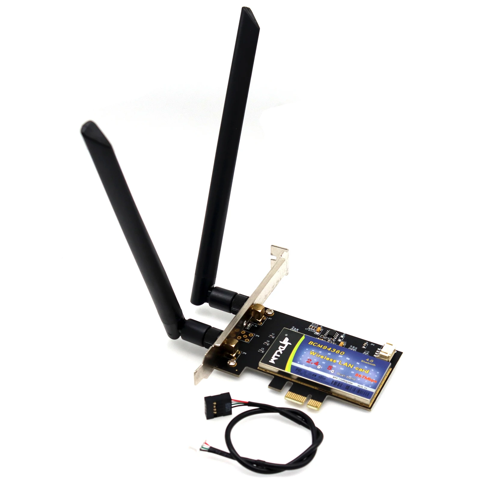 Беспроводной адаптер WTXUP для Broadcom BCM94360CS2 1200 Мбит/с 802.11ac PCI E Wi Fi карта WLAN Bluetooth 4 0 MAC