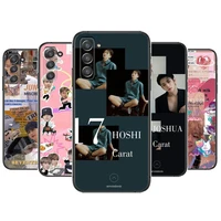kpop seventeen phone cover hull for samsung galaxy s6 s7 s8 s9 s10e s20 s21 s5 s30 plus s20 fe 5g lite ultra edge
