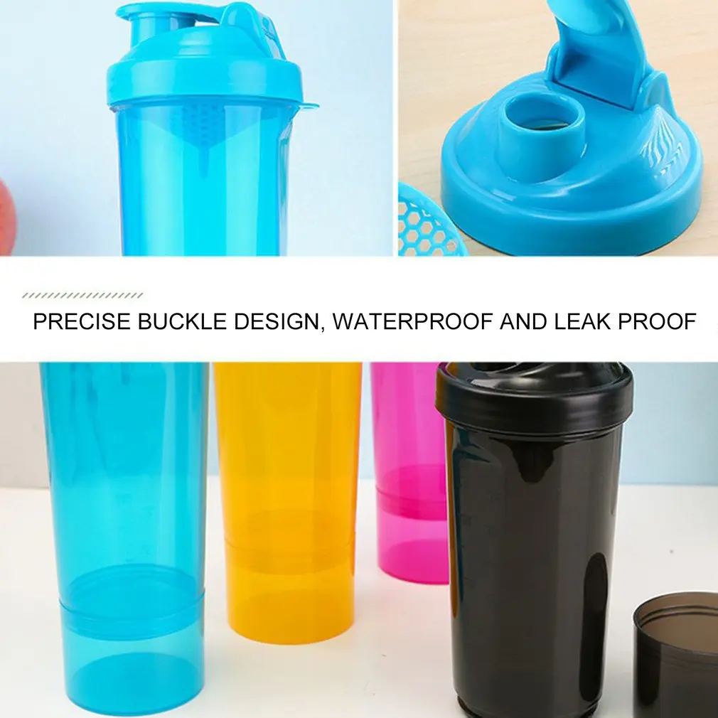 

400ml Outdoor Fitness Shake Bottle Portable Creative Juice Milkshake Water Cup Plastic Sports Kettle