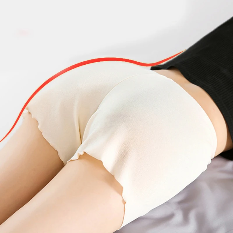 

Summer Anti-emptied Safety Pants Boxer Shorts For Women Soft Breathable Seamless Underwear Fashion Intimates Girls Clothes