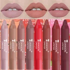 3 шт.компл. матовая карандаш для губ нюдовая долговечная легкая в нанесении матовая бархатная воздушная помада набор ручек косметика Помада инструменты для макияжа