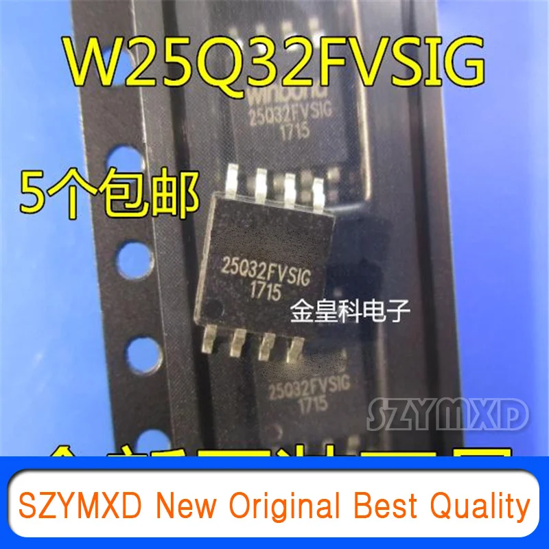 

10Pcs/Lot New Original W25Q32FVSIG W25Q32FVSSIG W25Q32BVSIG 4m FLASH SOP8 32MBit In Stock