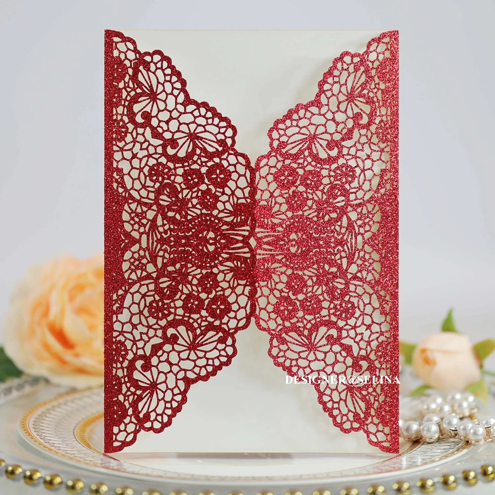 (50 шт./лот) Шампанское кружевное платье с цветочным рисунком на свадьбу