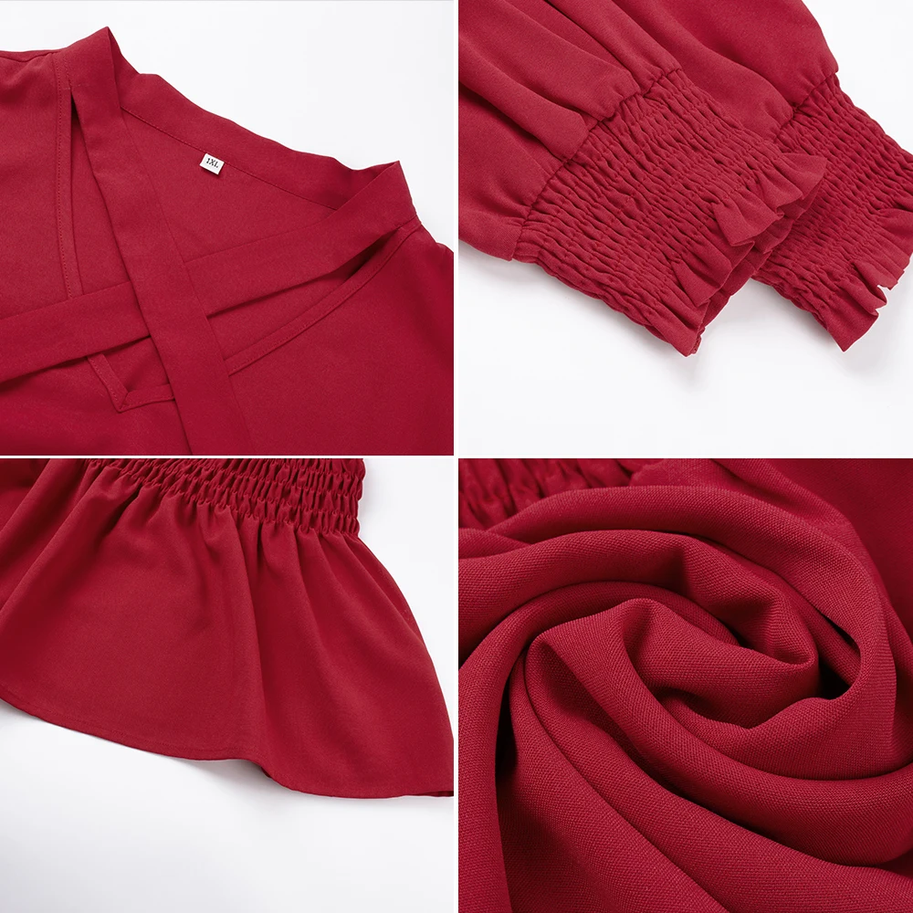 Элегантная женская рубашка размера плюс на весну 2020 однотонная тонкая розовая